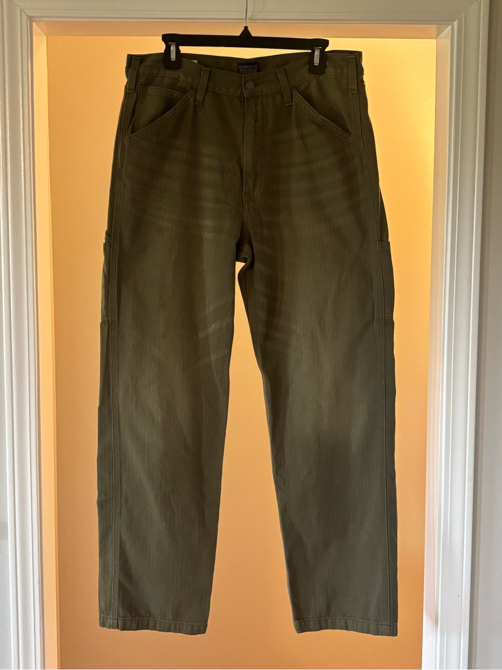 Levi's Two Horse Brand Olive Green Utility Work Pants
